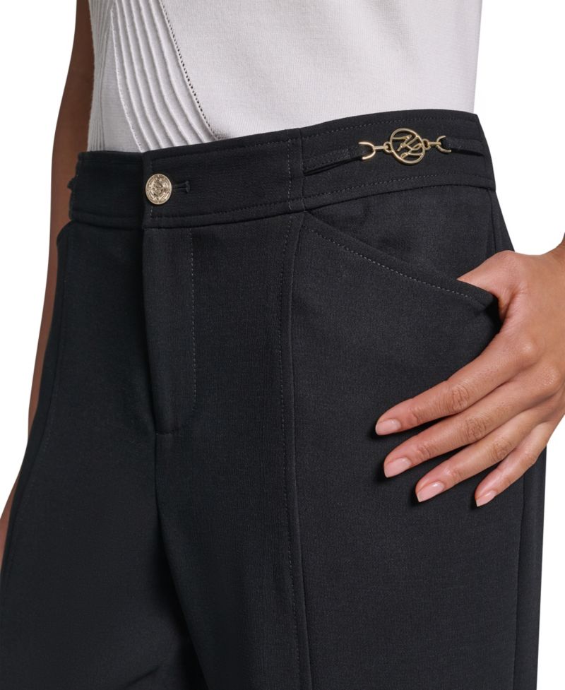 Petite High-Waisted Wide-Leg Pants