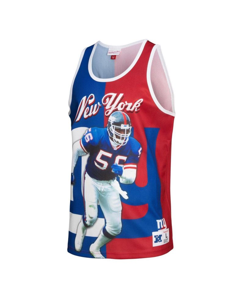 Men's Lawrence Taylor Royal, Red New York Giants Retired Player Graphic Tank Top