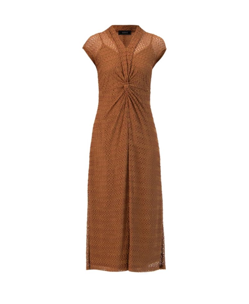 Women's Long Knitted Off-Shoulder Dress