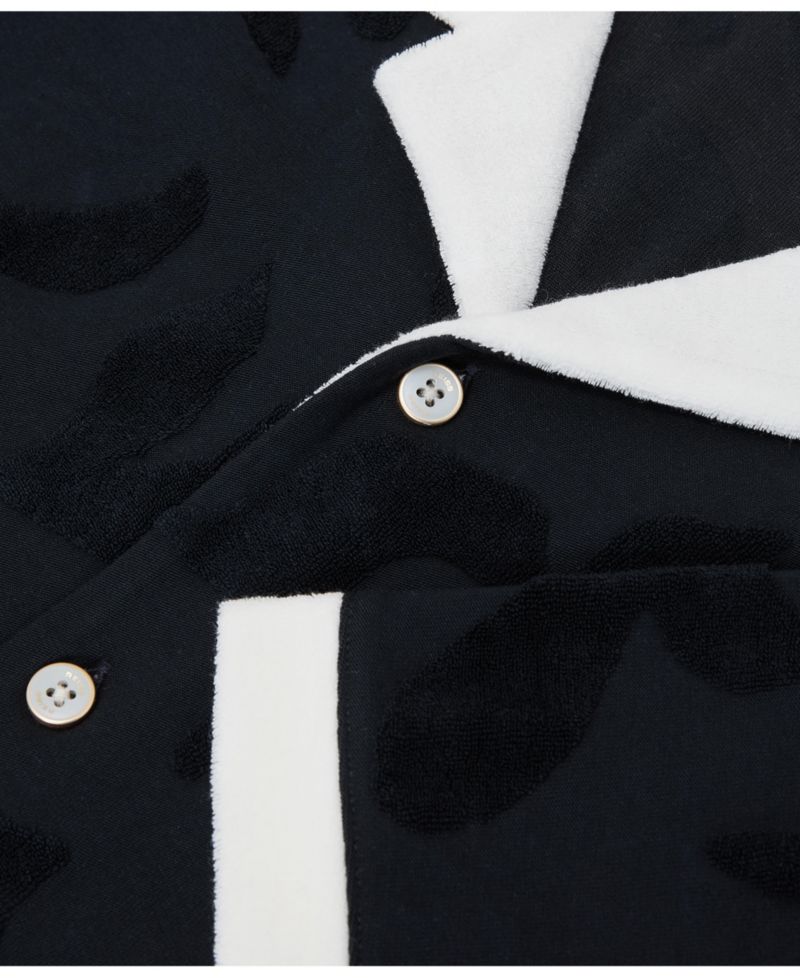 Men's Zuma Towelling Jacquard Cuban Shirt