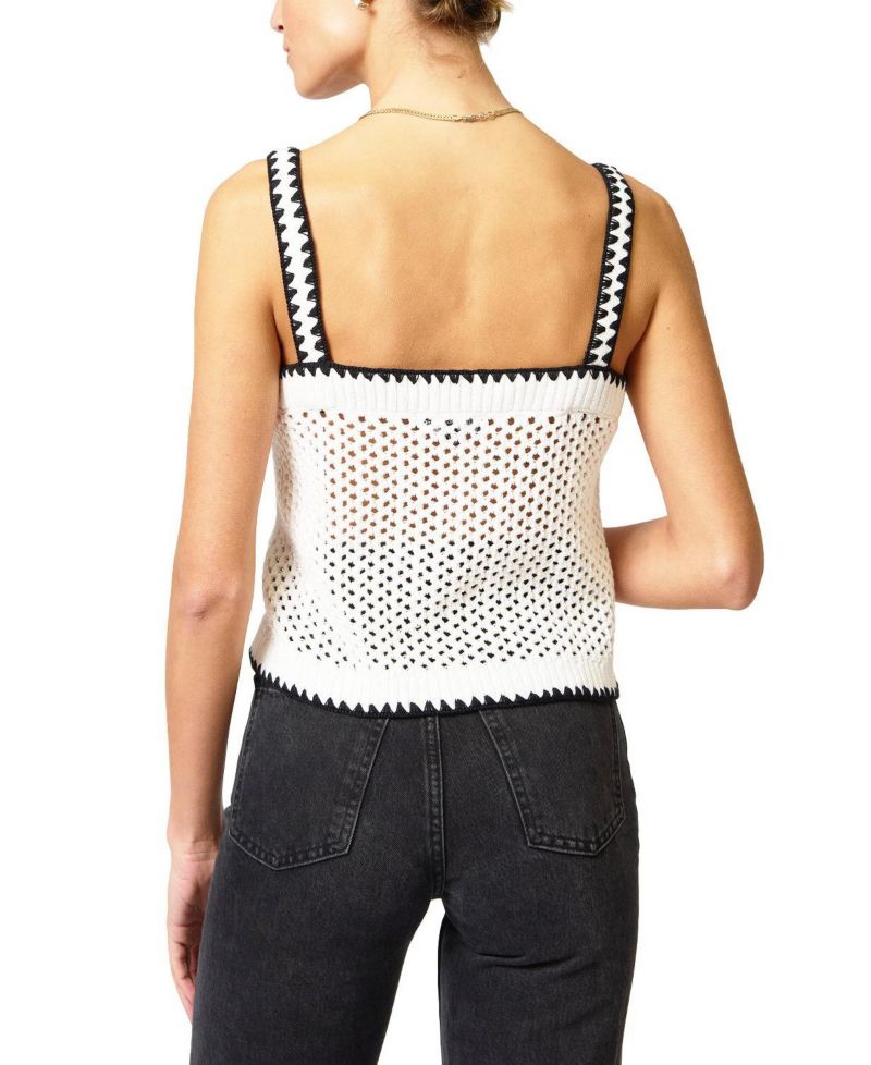 Women's Noa Crochet Button Tank