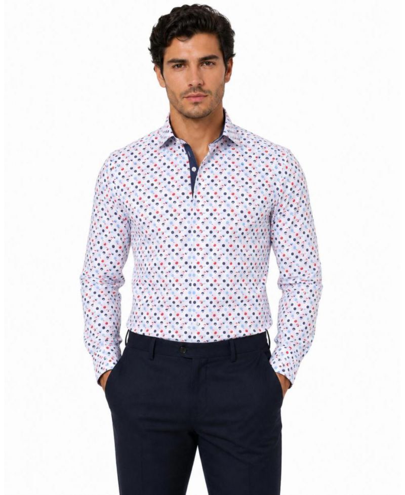 Men's Slim Fit Button-Down Shirt