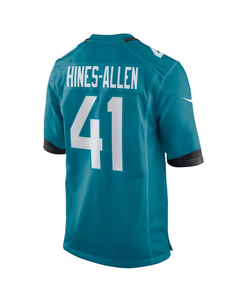 Men's Josh Hines-Allen Teal Jacksonville Jaguars Player Game Jersey