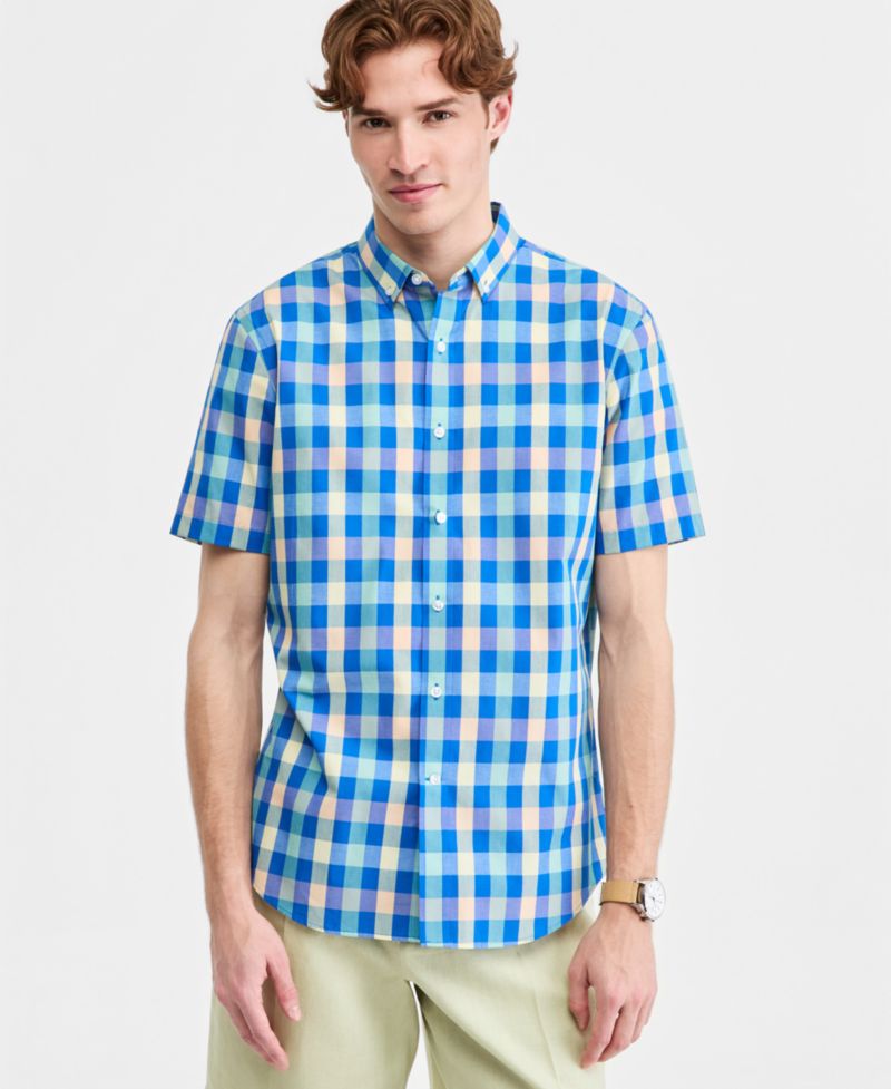 Men's Printed Short-Sleeve Shirt