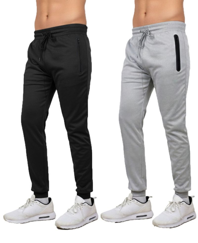 Men's Modern Slim-Fit Tech Joggers Sweatpants, 2-Pack