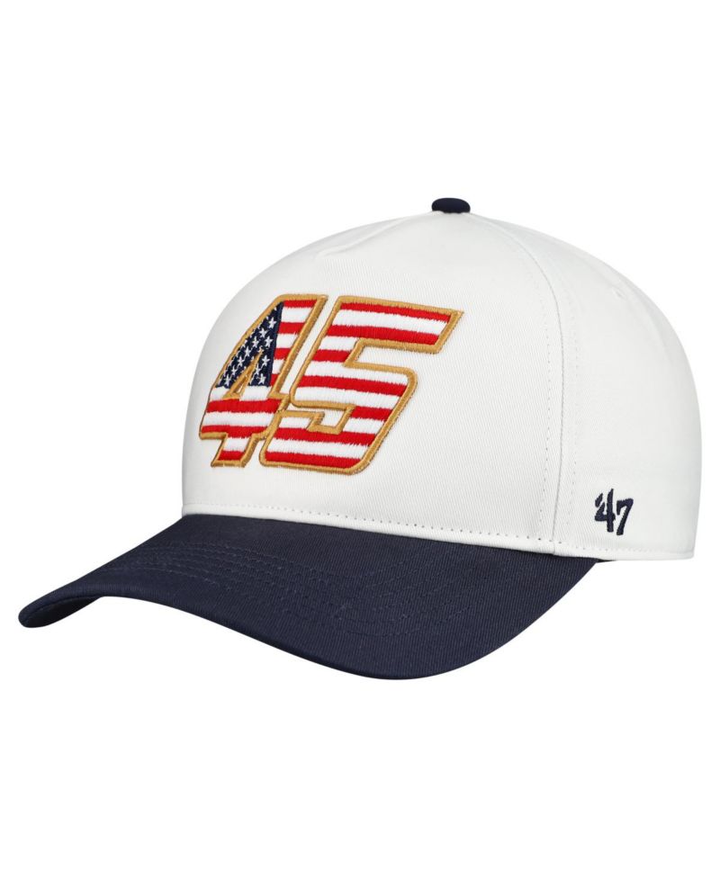 Men's White Tyler Reddick Flag Fill Two-Tone Team Adjustable Hitch Hat