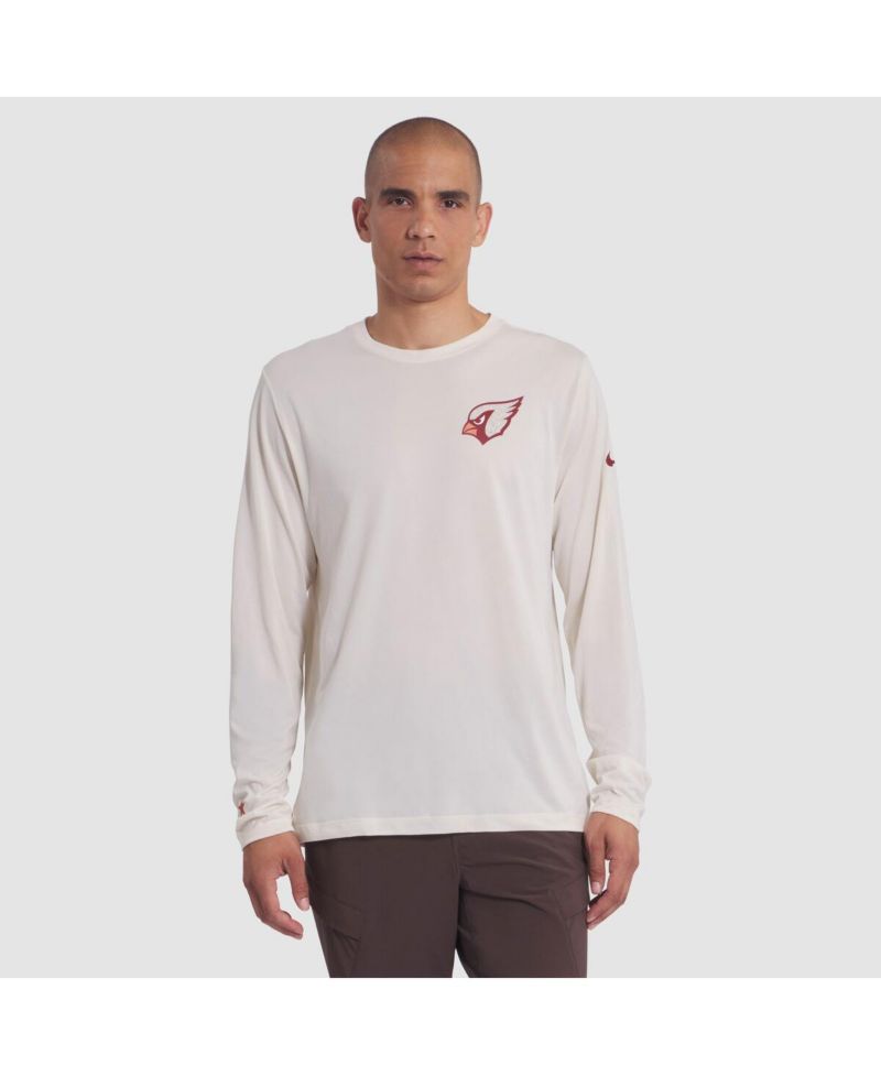 Men's Natural Arizona Cardinals 2025 Rivalries Collection Sideline Legend Dri-FIT Long Sleeve T-Shirt