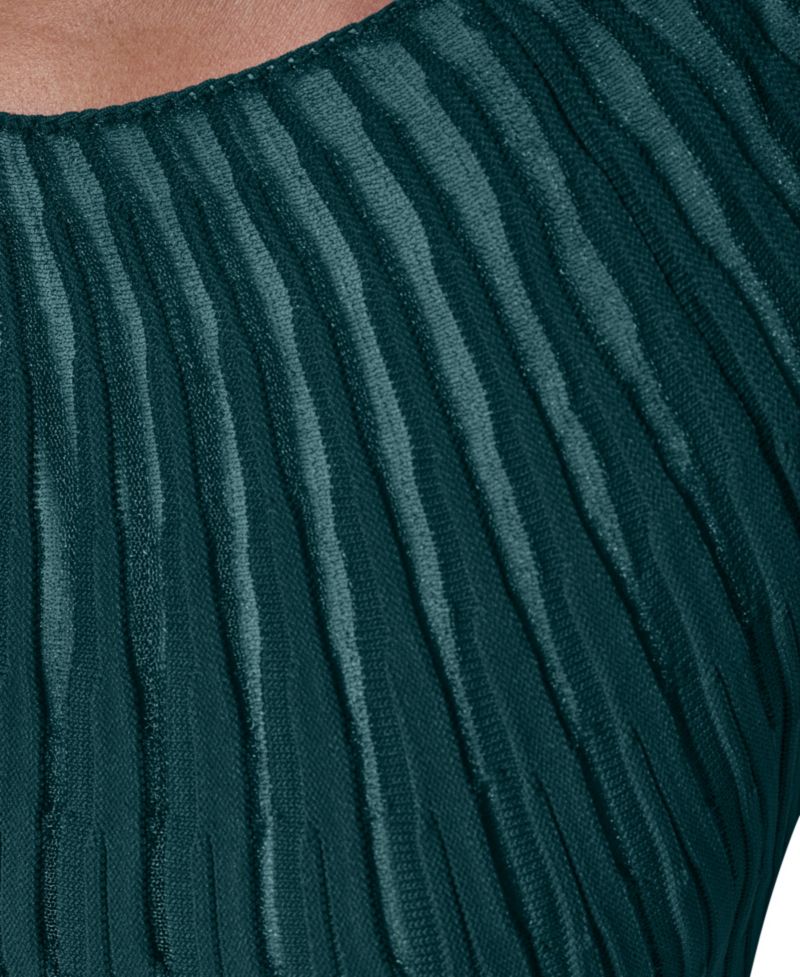 Women's Crewneck Sleeveless Ribbed Pullover Sweater