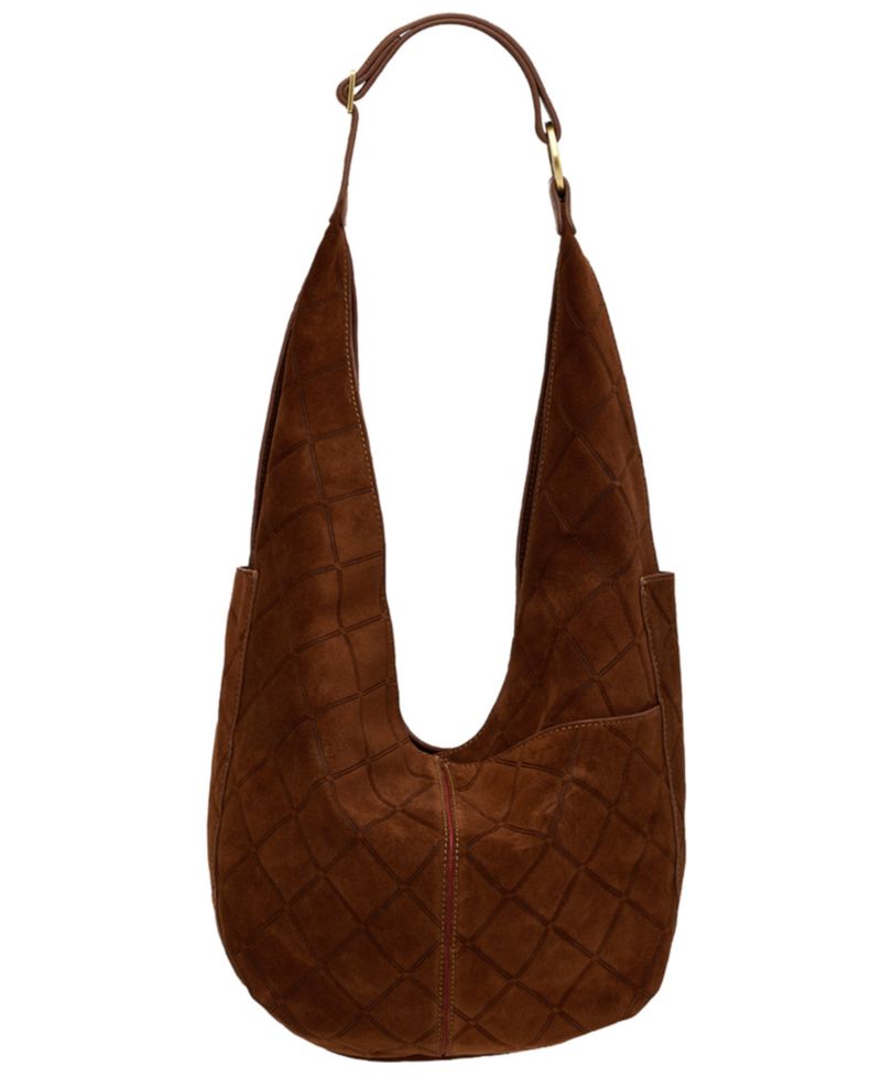 Tom Zipper Small Leather Hobo Handbag
