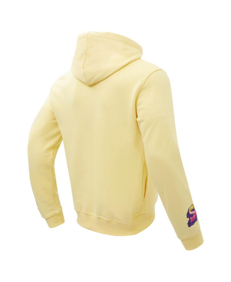 Men's Yellow SpongeBob SquarePants Krabby Patty Pullover Hoodie