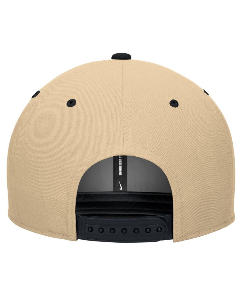 Men's White/Gold Purdue Boilermakers Pro Performance Snapback Hat