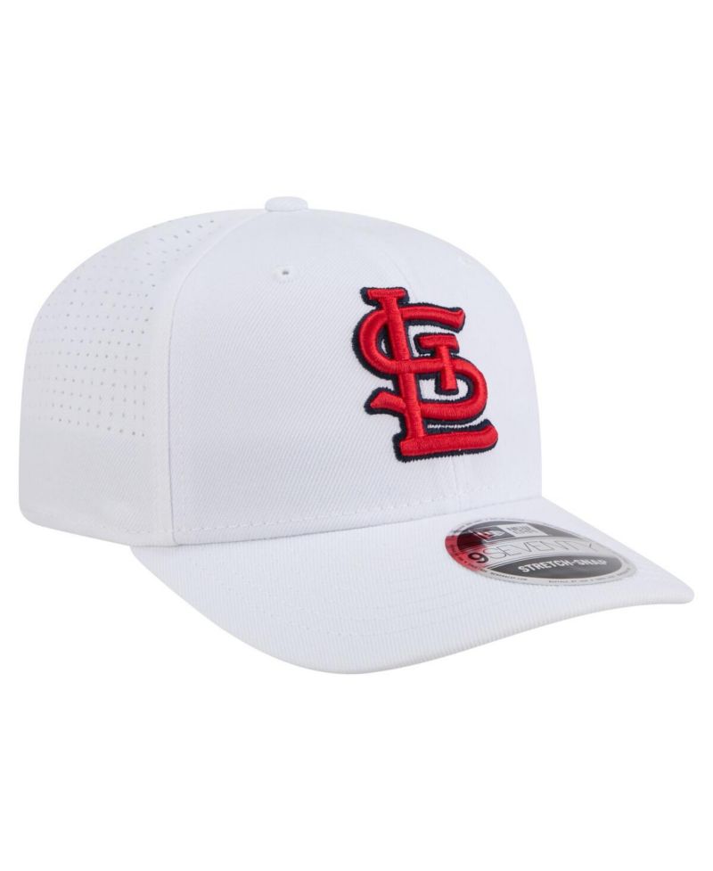 Men's White St. Louis Cardinals COOLERA 9SEVENTY Adjustable Hat