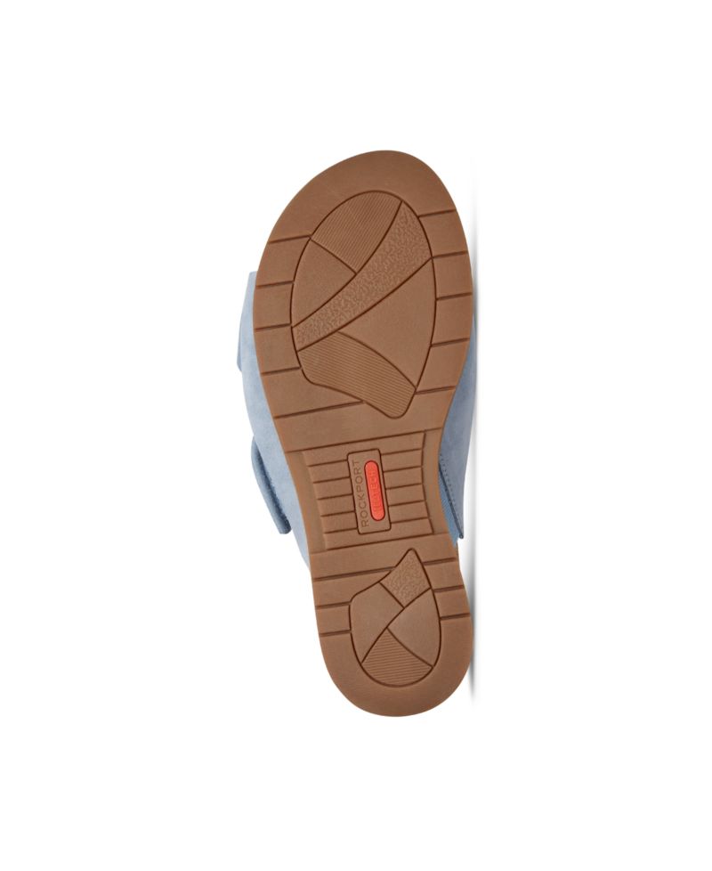 Women's Zova Bow Flat Slip-On Footbed Sandals