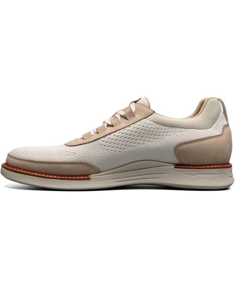 Men's Launch Knit Elastic Lace Slip On Sneaker