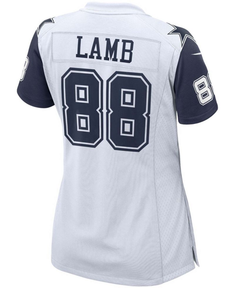 Women's CeeDee Lamb White Dallas Cowboys Game Jersey