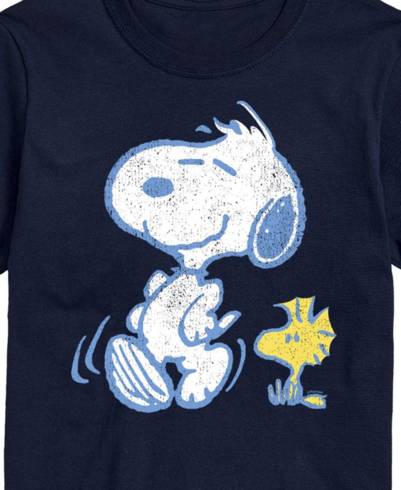 Men's Peanuts Snoopy Woodstock Short Sleeve T-Shirt