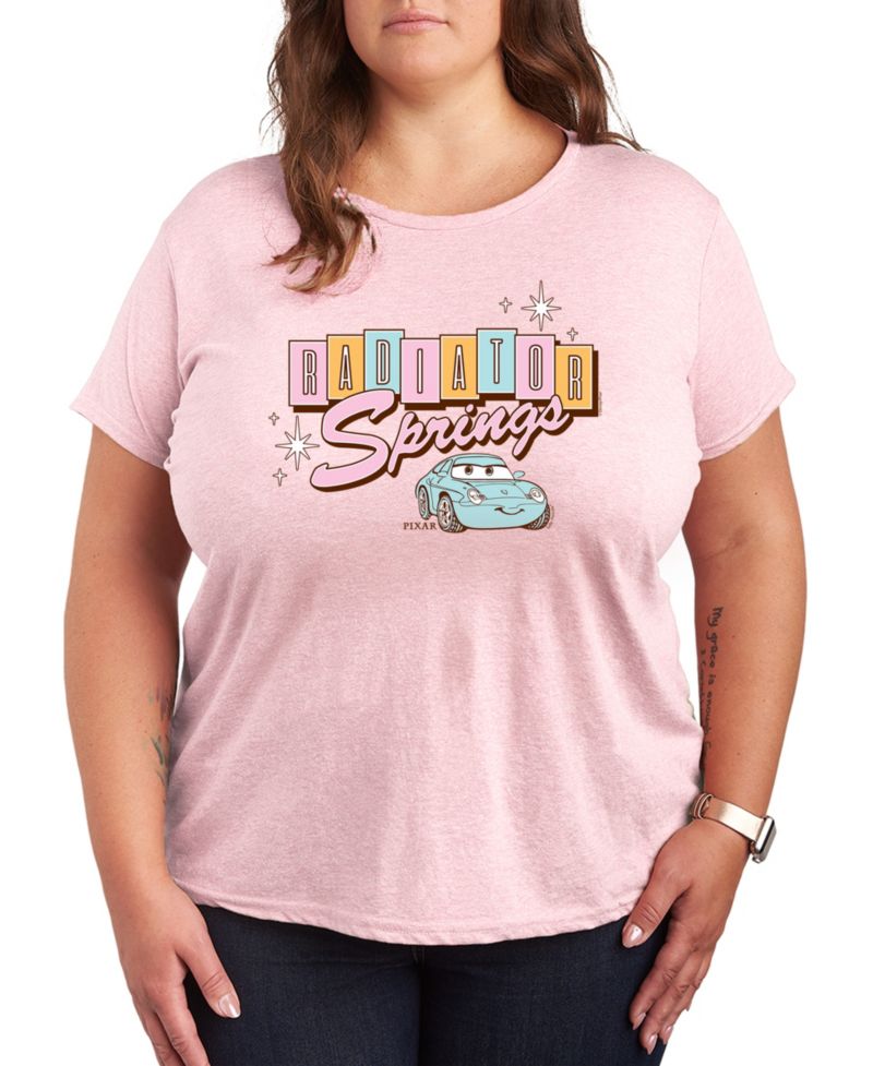 Plus Size Cars Radiator Springs Graphic T-Shirt