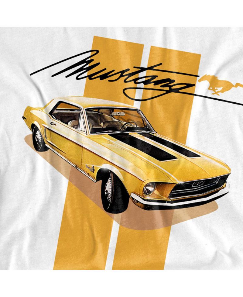 Big & Tall Ford Stang Stripes T-Shirt