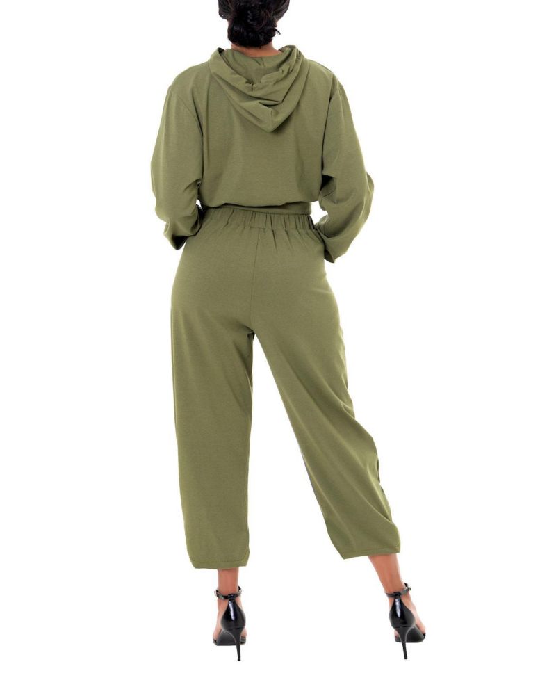Women's TONI OVERSIZED CROP HOODIE