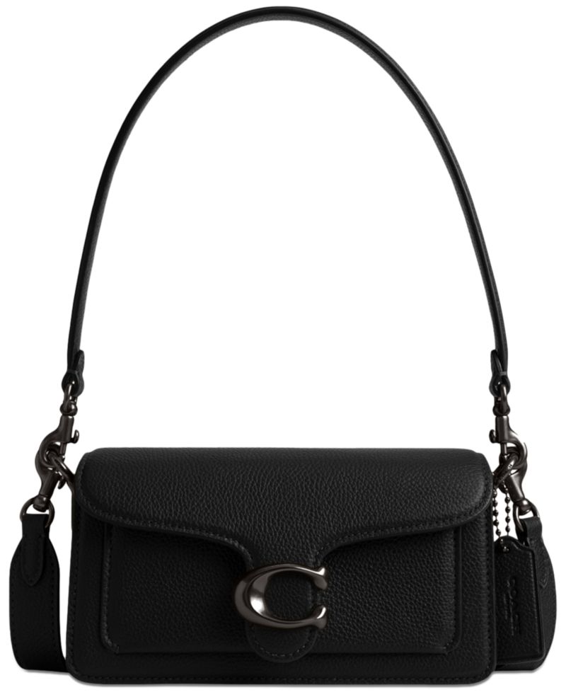 Tabby Small Polished Pebble Leather Shoulder Bag 20