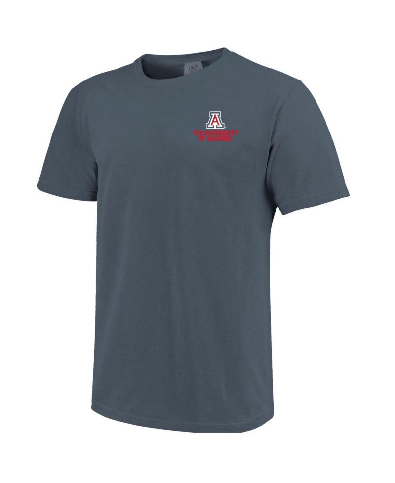 Men's Navy Arizona Wildcats Comfort Colors Thick Lined Landscape T-Shirt