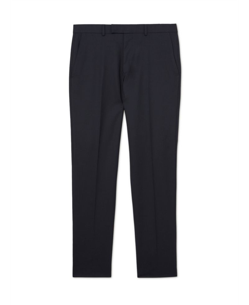 Men's Graduate Tailored-Fit Flat-Front Suit Pants