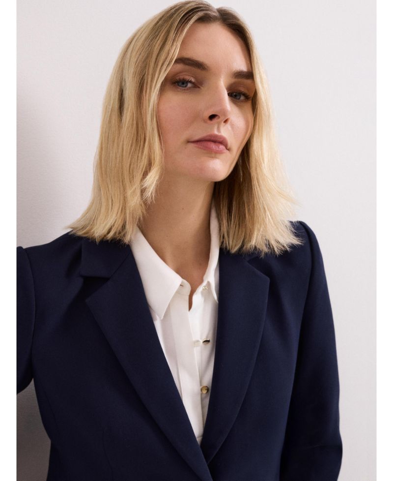 Women's Aubrie Single Button Cropped Blazer