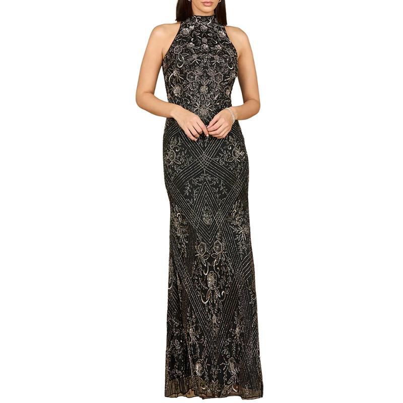 Women's Halter Neck Beaded Dress