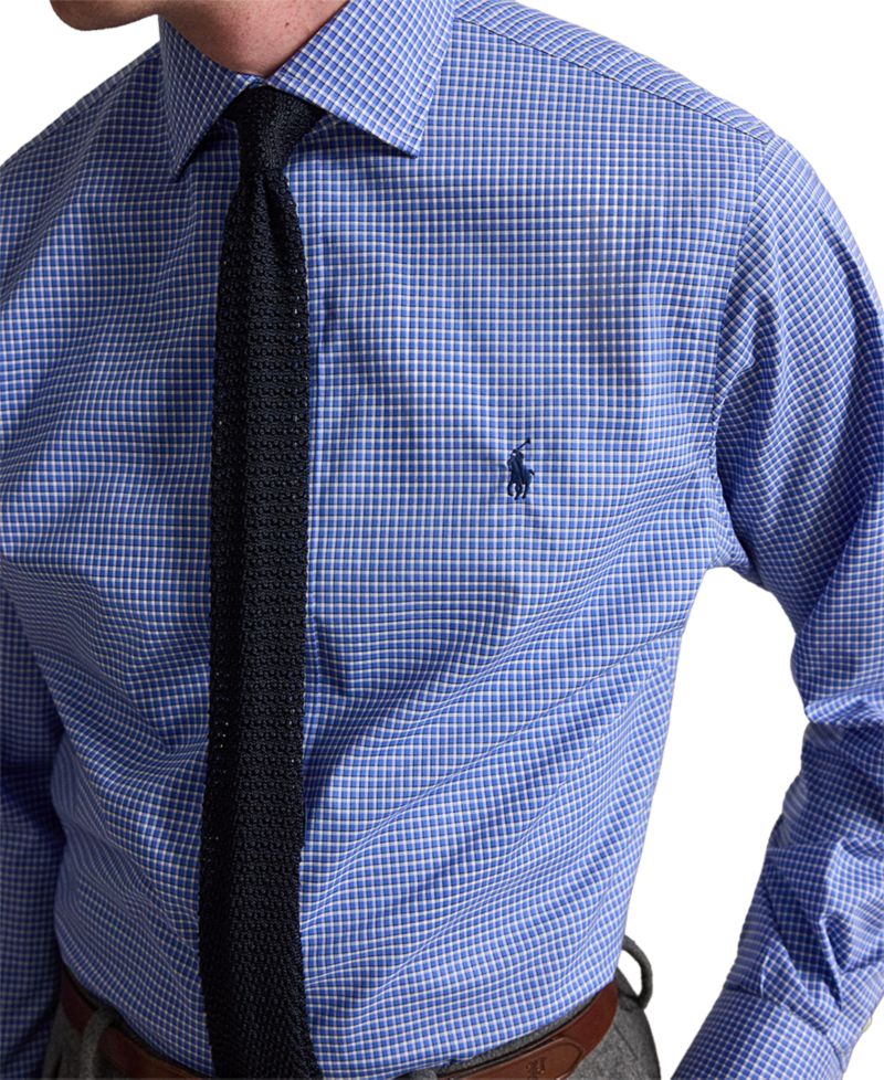 Men's Regent Checked Poplin Classic-Fit Shirt