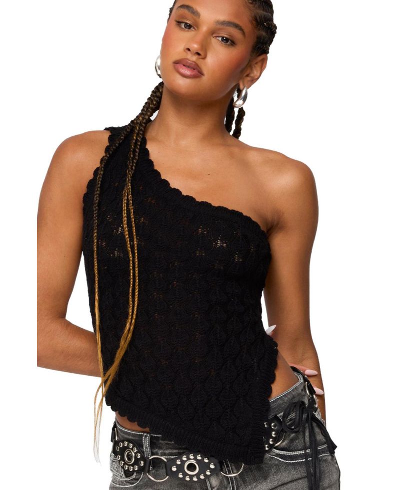 Women's Codi Backless Asymmetric Knit Top