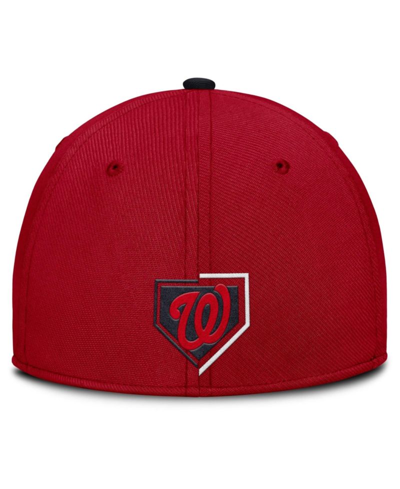 Men's Red Washington Nationals Primetime Rise Dri-FIT Flex Hat