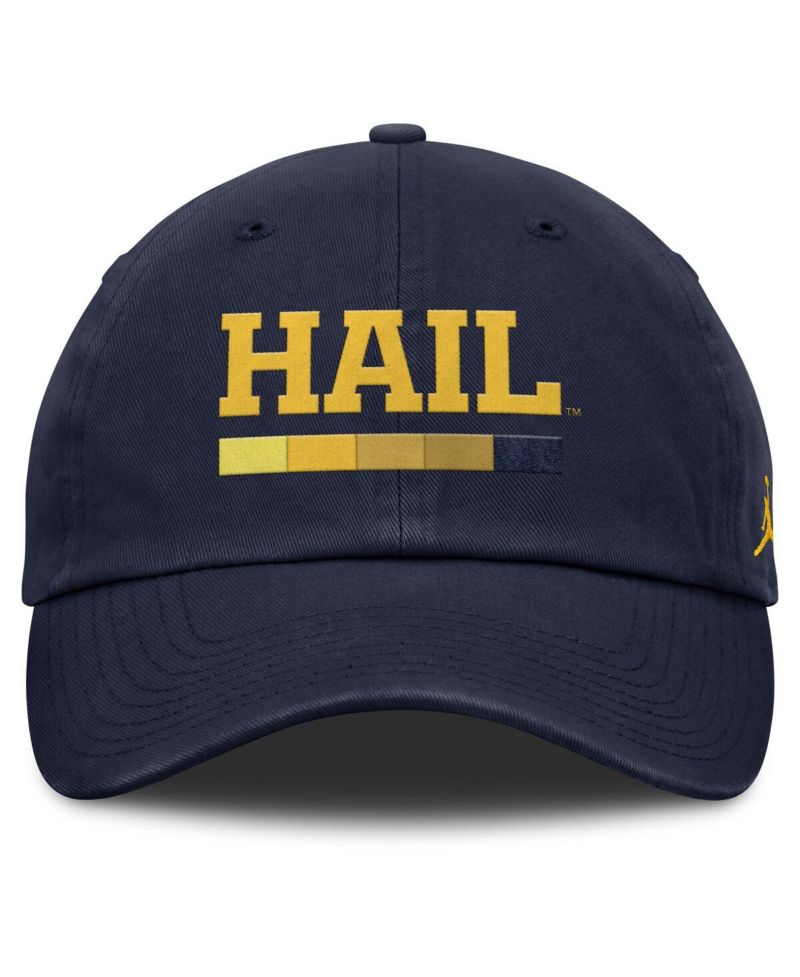 Men's Navy Michigan Wolverines Club Campus Adjustable Hat