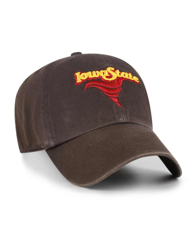 Men's '47 Brown Iowa State Cyclones Vault Clean Up Adjustable Hat