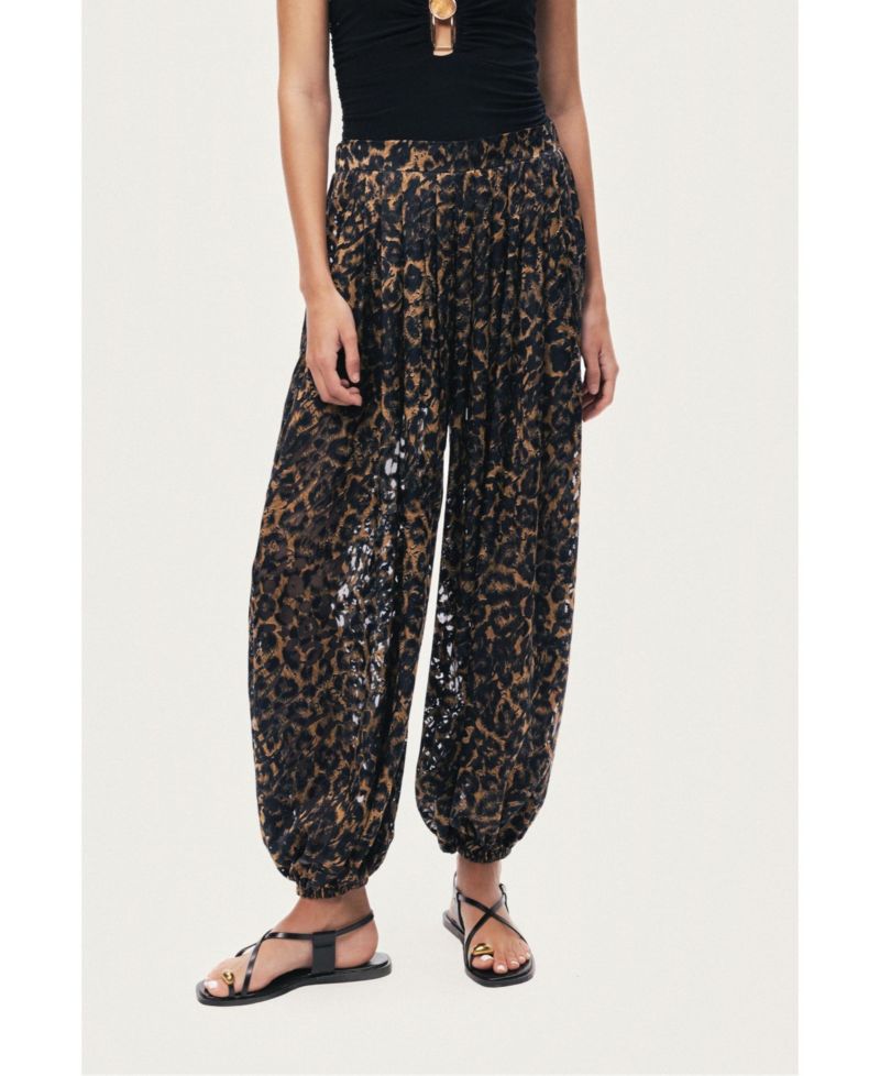 Women's Printed Relaxed Balloon Leg Pants