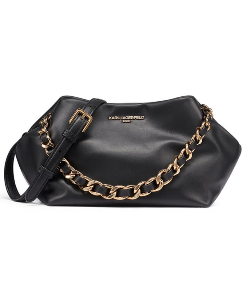 Giovanna Medium Leather Clutch Handbag