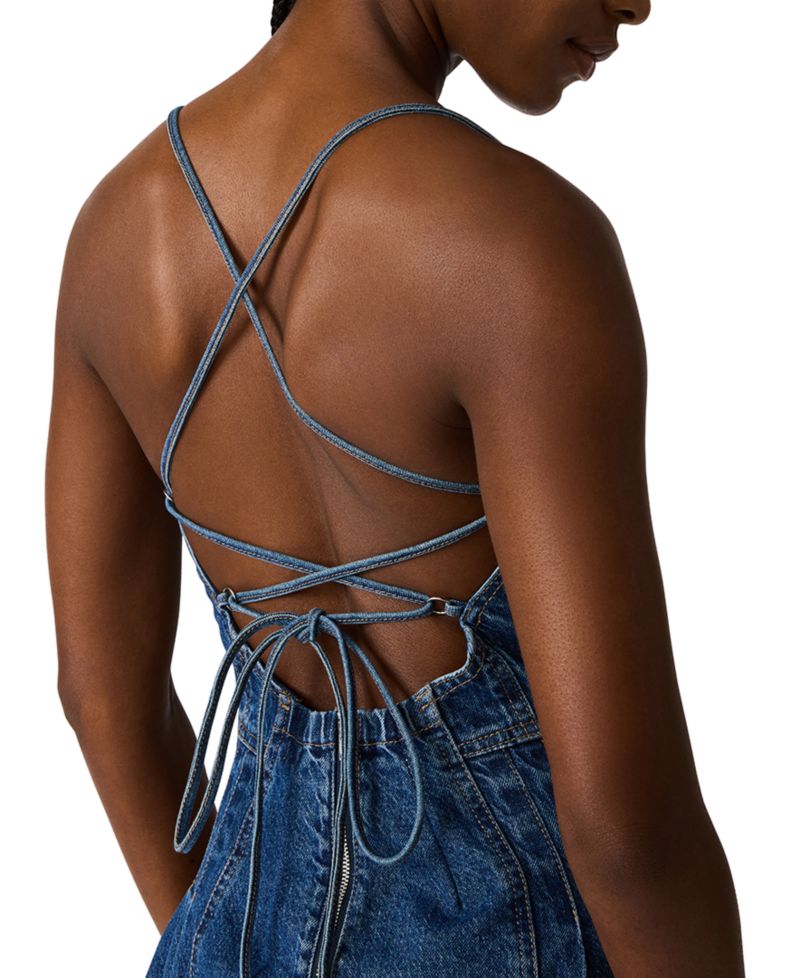 Women's Dianne Sleeveless Denim Mini Dress