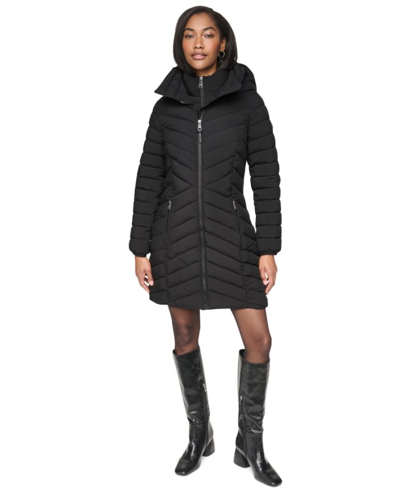 Women's Bibbed Packable Puffer Coat