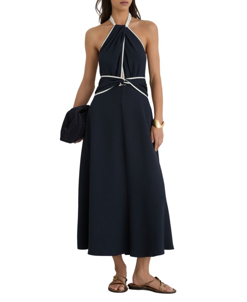 Women's Blair Halterneck A-Line Sleeveless Dress