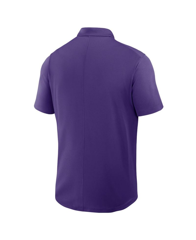 Men's Purple Minnesota Vikings Rewind Victory Performance Polo Shirt