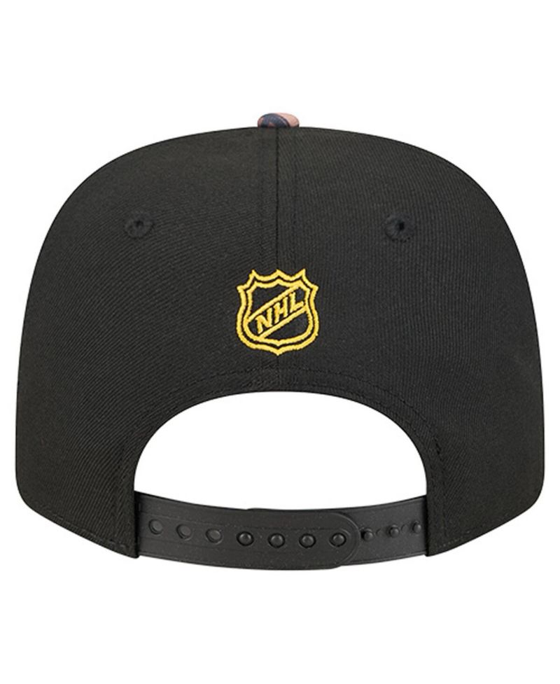 Men's Black Boston Bruins Mascot Visor 9SEVENTY Adjustable Hat