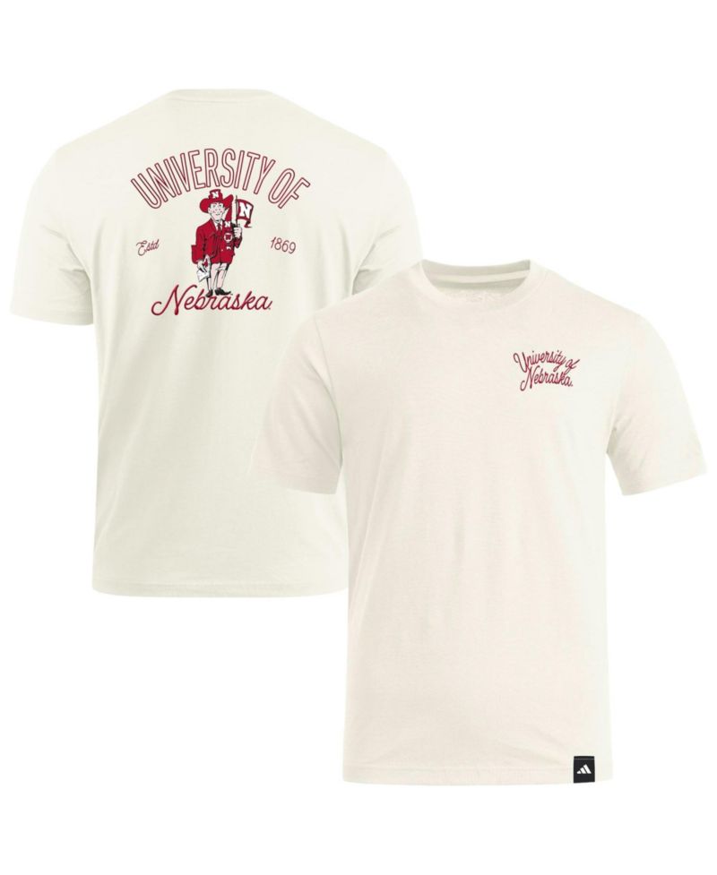 Men's Natural Nebraska Huskers Elevated Fan T-Shirt