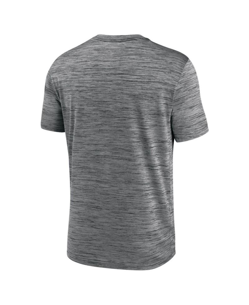 Men's Anthracite Cleveland Browns Blitz Velocity Modern Performance T-Shirt