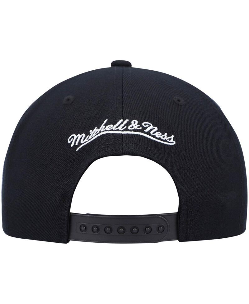 Men's Black Minnesota Timberwolves Hardwood Classics Script 2.0 Snapback Hat