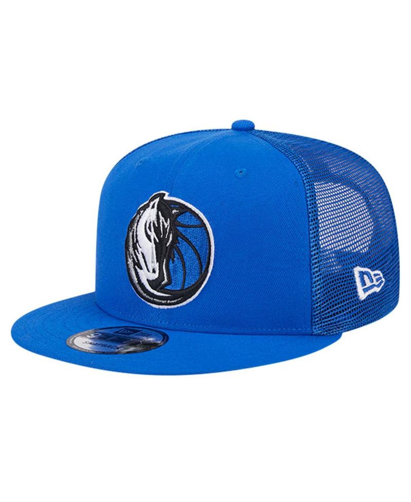 Men's Blue Dallas Mavericks Evergreen Meshback 9FIFTY Snapback Hat