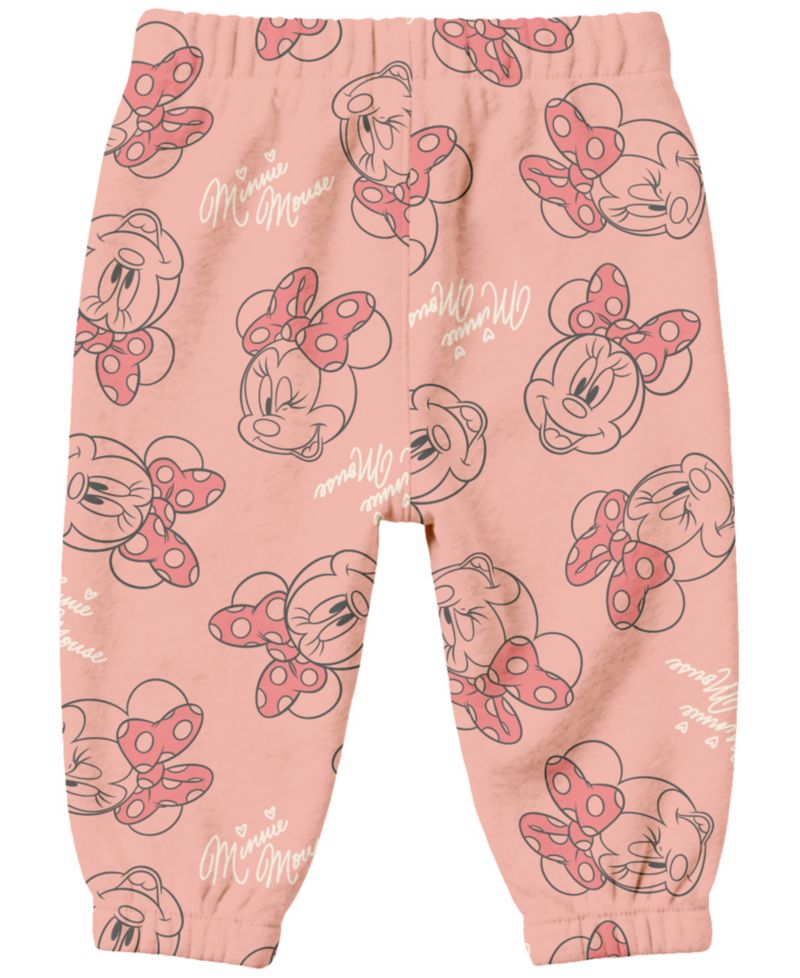 Baby Girls' Minnie Mouse Allover Print Sweatshirt and Joggers Set, 2-Piece Set