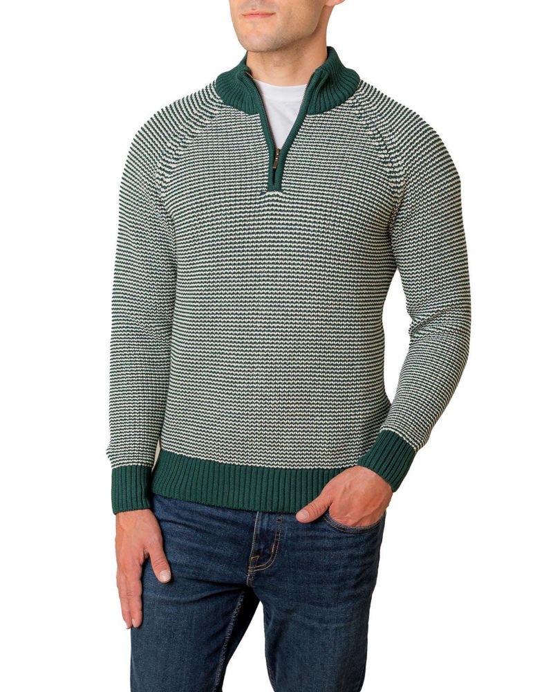 Men's Hope and Henry Organic Half Zip Ski Pullover Sweater