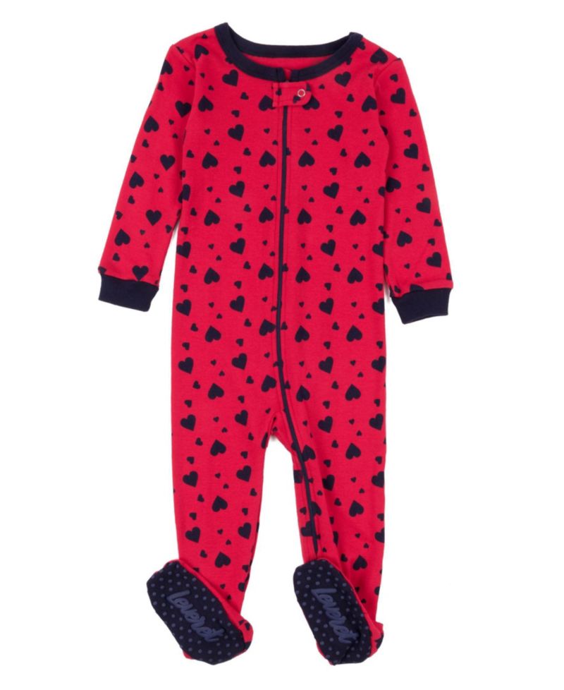 Toddler Girls Matching Family One-Piece Cotton Sleep 'n Play Footed Pajamas - Cute and Playful Prints