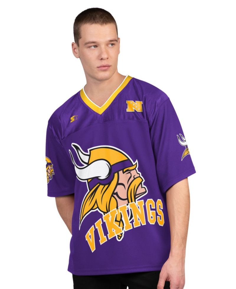 Men's Minnesota Vikings Short-Sleeve and Long-Sleeve T-Shirts, 2-Piece Set