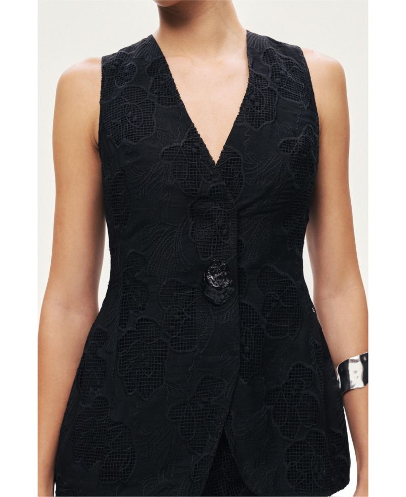 Women's Textured Tailored Vest