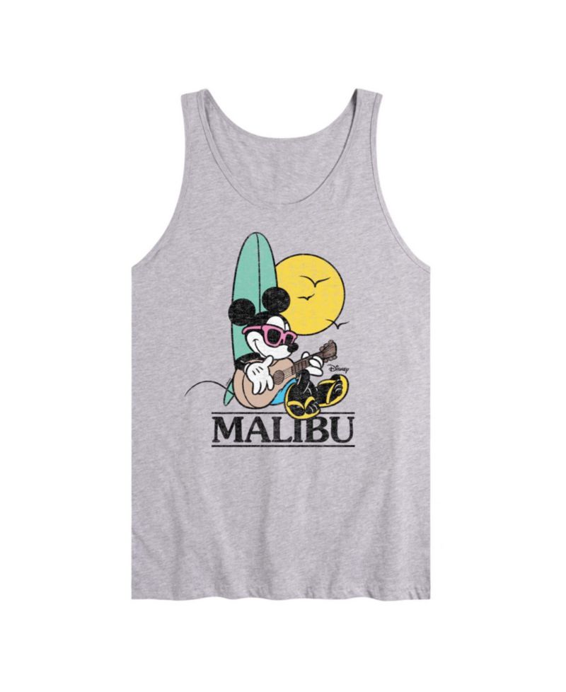 Men's Disney Mickey Malibu Beach Graphic Tank Top